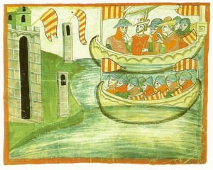 Sicilian  Vespers - Aragonese ships