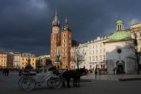 Rynek Glowny - Main Market Square in Krakow - photo by Ludwig Schneider