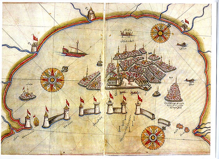 Map of Venice by Piri Reis