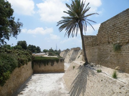 Remnants of the Crusader-era fortifications at Caesarea, put into place by King Louis IX of France. Photo by Mrbrefast