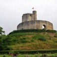 The Motte and Bailey Castle: Instrument of Revolution A motte was made partially or completely by human hands, surrounded by a ditch, and topped by a wooden tower.