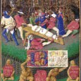 In medieval hagiography, as well as in visual art, bodies of saints are subjected to 
cruel treatments. They are beaten, mutilated, burned, boiled, or tortured to death 
in the most brutal ways imaginable.