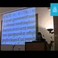 Teresa Webber discusses monastic practices of communal public reading at mealtimes.