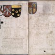 15th century Italian banking records discovered in London manuscript Records of Italian bankers partially covered over fifty years later by traditional English crests