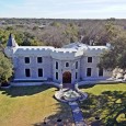 Castle for Sale in Texas The medieval look includes two turrets, a moat-like walkway, and gargoyles along the walls!