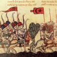 The Battle of Yarmuk On August 20, 636 AD, a battle was fought in Syria between the Roman army and a Saracen force made up of allied Arab tribes which during the previous decade had been converted to the new monotheistic religion of the prophet Mohammed.