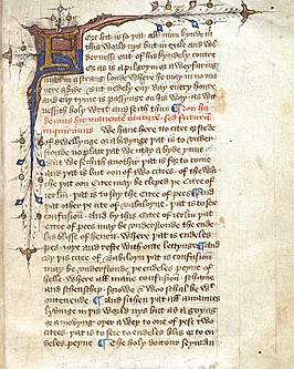 Treatise on the Paternoster (ff. 28v-48v), and other religious texts, including A myrour to lewde men and wymmen