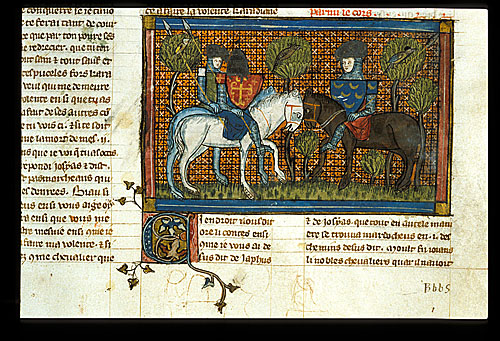 War and Peace in the Works of Chaucer and his Contemporaries - image courtesy British Library