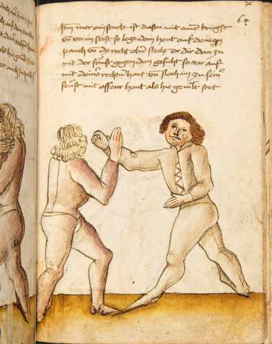 medieval fighting from the Codex Wallerstein
