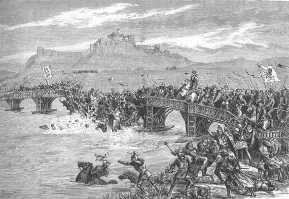 A Victorian depiction of the Battle of Stirling Bridge