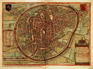 Medieval Brussels Map