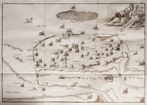 Antonio Frizzi, Ferrara in 1385, after Bartolino da Novara