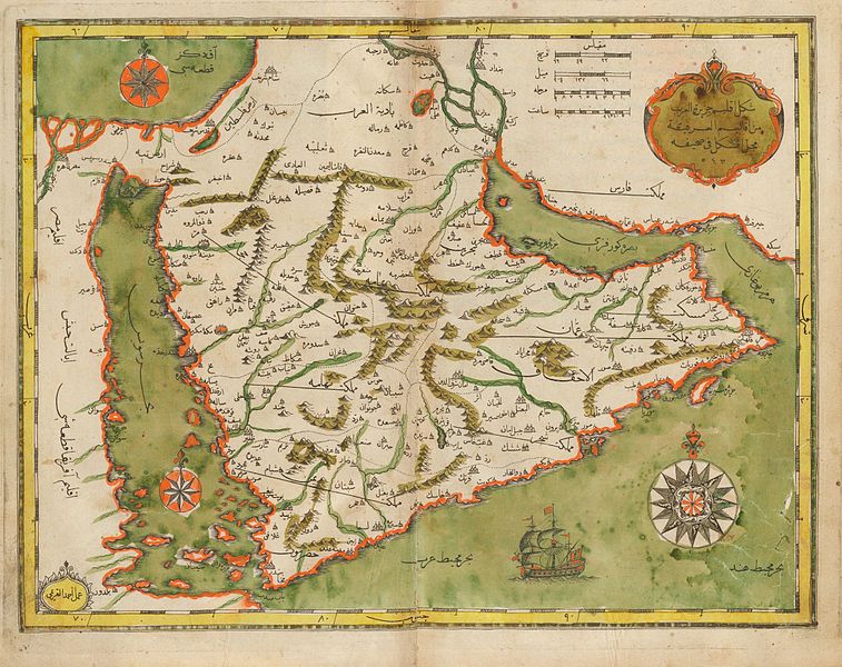 1732 map middle east