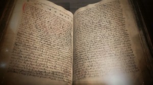 The Black Book of Peterborough. Photo by Medievalists.net