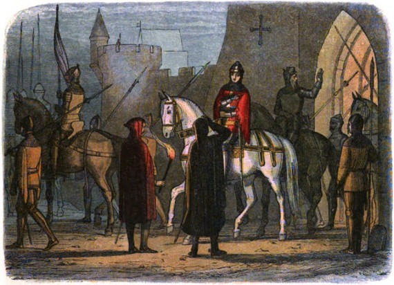 Henry V depicted in A Chronicle of England: B.C. 55 – A.D. 1485 (1864)