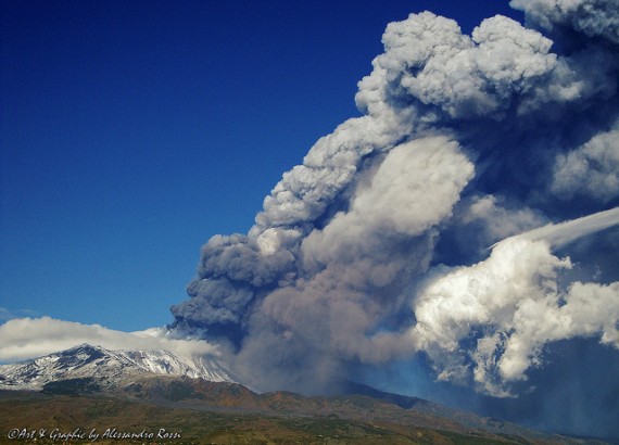Mount Etna eruption - photo by Alessandro Rossi / Flickr