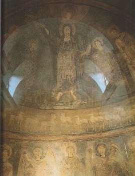 10th century fresco in the church of San Sebastiano al Palatino. (Wikipedia)