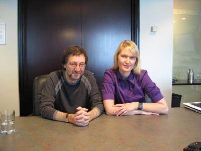 Guy Gavriel Kay with Sandra Sadowski