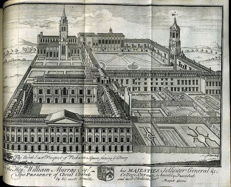 18th century image of Oxford University 18th century image of Oxford University