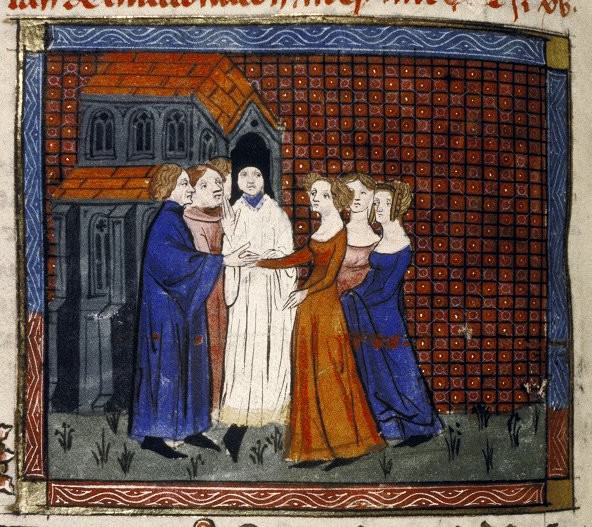 Wedding of Louis X of France and Clemance Hongrie (1315)