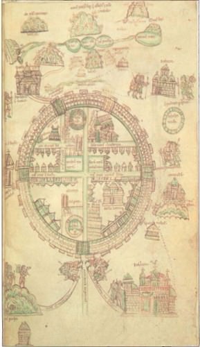 Crusader Map of Jerusalem