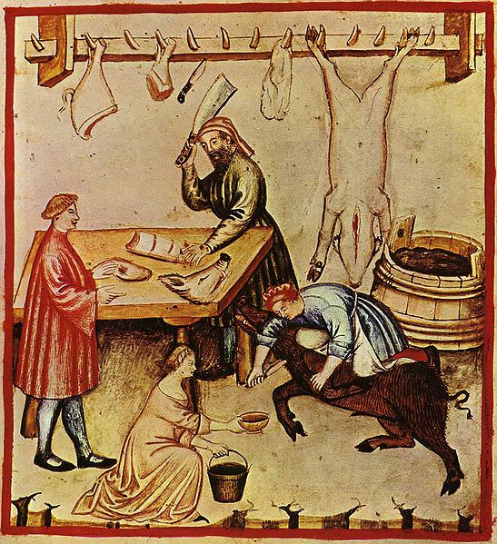 Medieval butcher