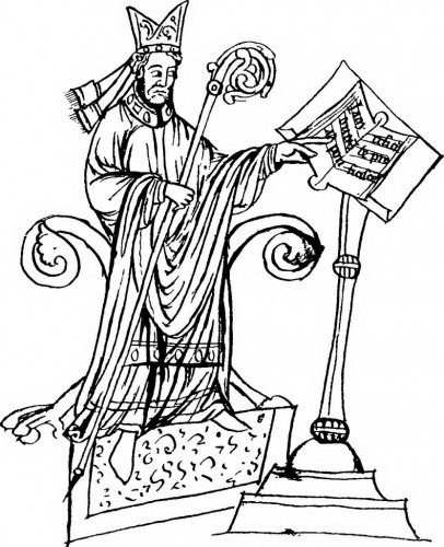 medieval colouring page