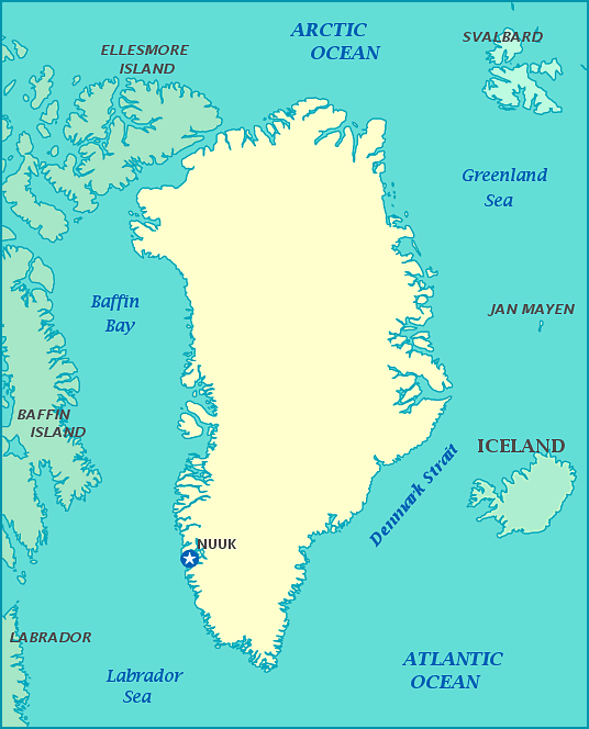 Map Of Greenland Medievalists Net
