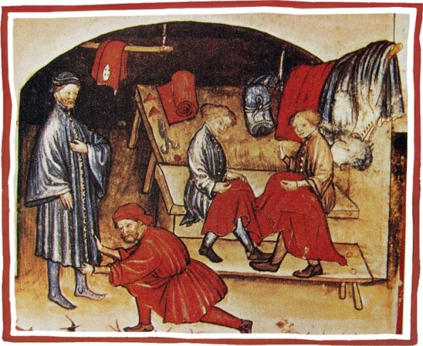Medieval tailors