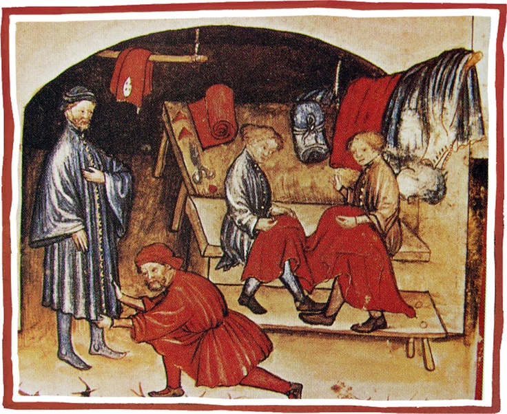 Medieval tailors