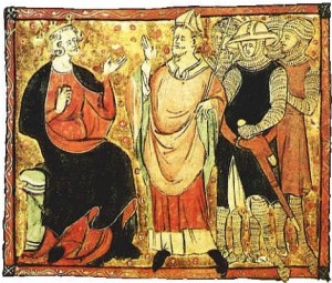Henry II quarrels with Becket