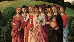 Gherardo di Giovanni del Fora (Florentine, 1444/45-1497), Chaste Women in a Landscape, Probably 1480s,