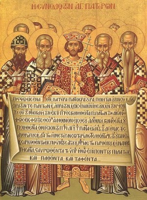 First  Council  of Nicaea - Emperor Constantine 381 AD