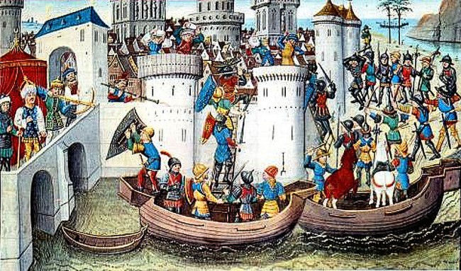 Conquest of Constantinople by the Crusaders in 1204