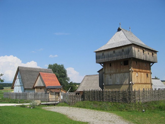 Bachritterburg (reconstruction of a medieval castle), Kanzach, Baden-Württemberg, Germany. Photo by Frank Sautter