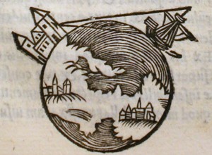 Picture from a 1550 edition of On the Sphere of the World, the most influential astronomy textbook of 13th-century Europe.