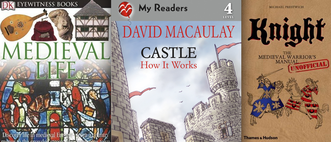 kids medieval books