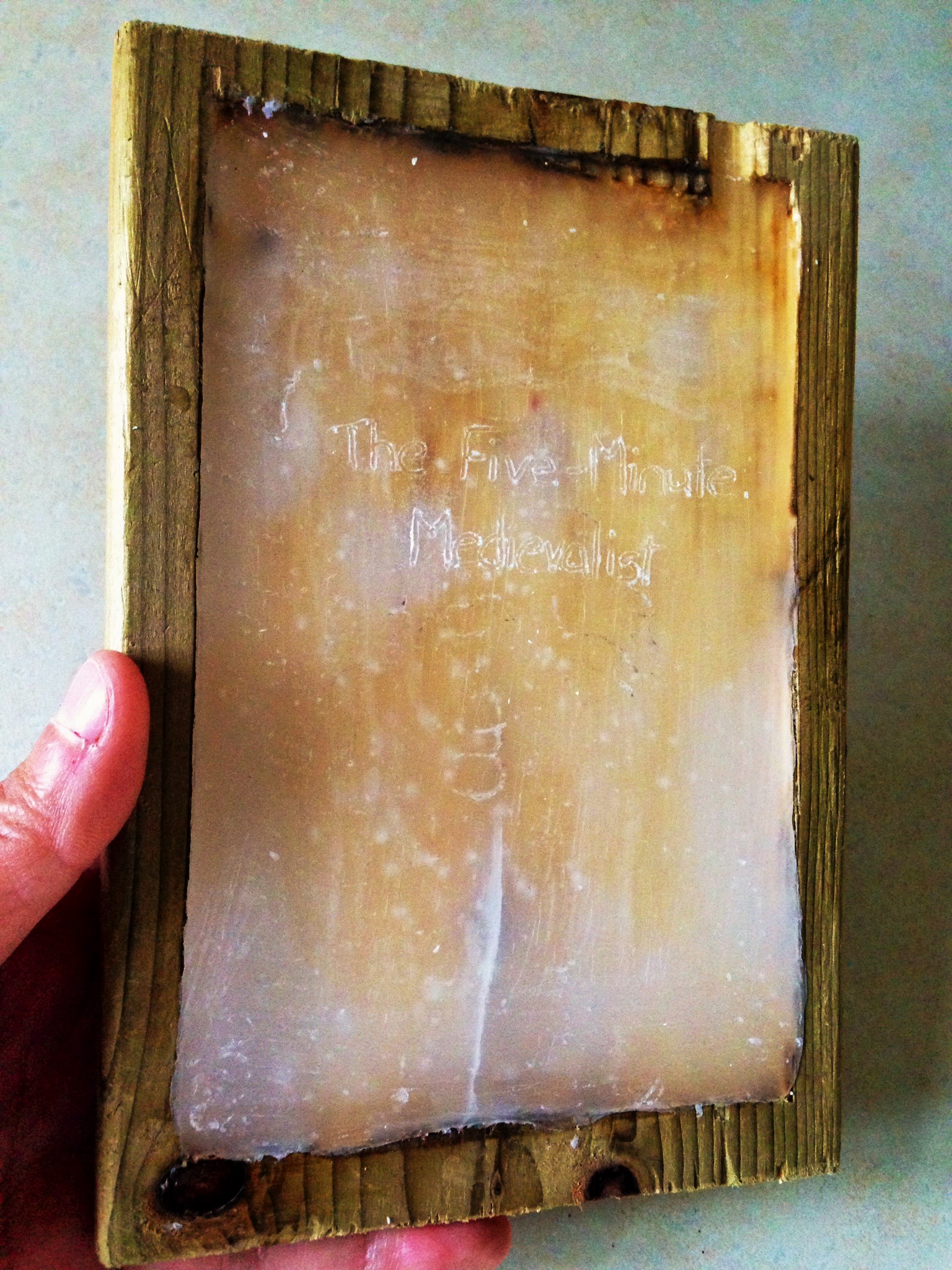 Wax Tablet Medieval Style