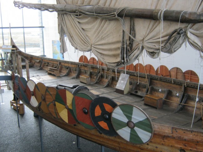 Viking ship at the Vikingsheimar Museum - Iceland