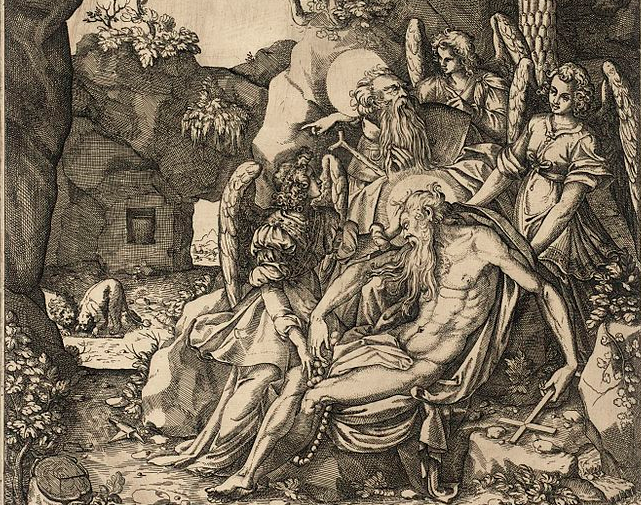 Saint Anthony Finds the Hermit Saint Paul Dead in the Arms of Angels