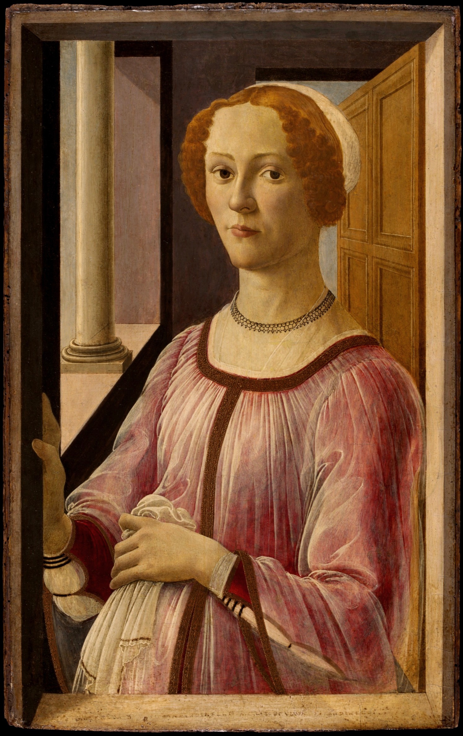 Portrait of a Lady known as Smeralda Brandini (1471) by Botticelli