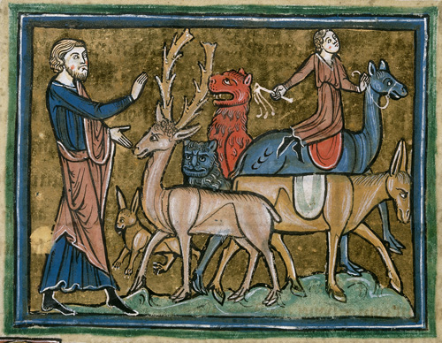 Medieval depiction of animals