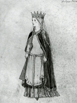 Modern portrait of Matilda kept at the National Portrait Gallery 