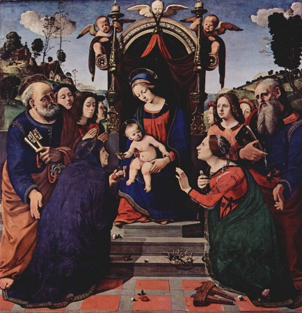15th century painting of Rose of Viterbo by Piero di Cosimo
