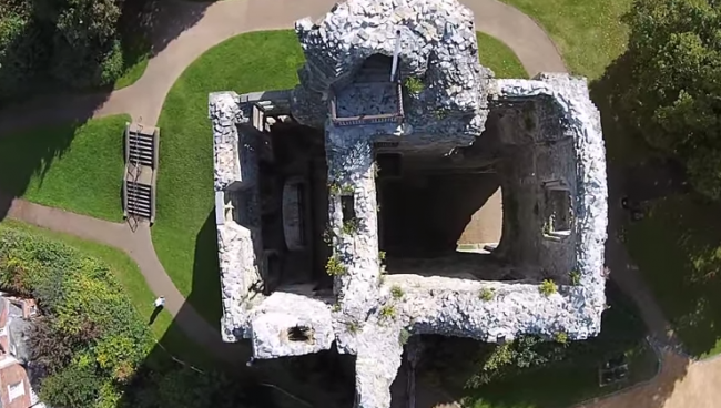 Flying over the Middle Ages