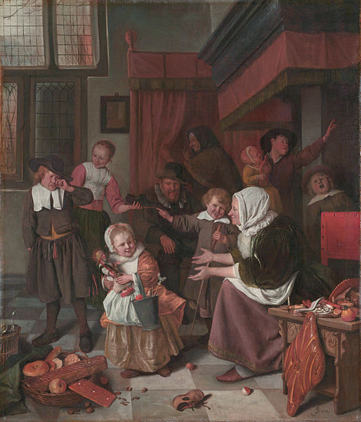 The Feast of Saint Nicholas, by Jan Steen, 1660s