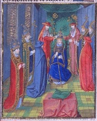 The consecration of Benedict XIII, in Avignon, on September 28, 1394