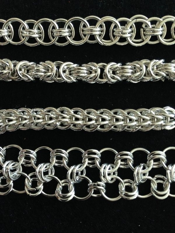 chain mail weaves - photo by Daniele Cybulskie
