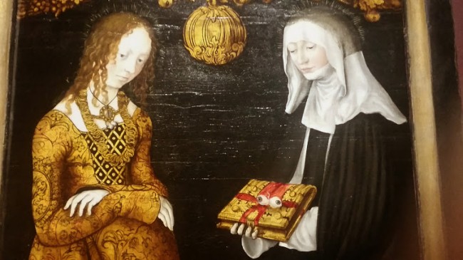 Saints Christina and Ottilia by Lucas Cranach the Elder (1506)