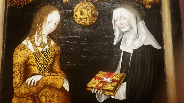 Saints Christina and Ottilia by Lucas Cranach the Elder (1506)